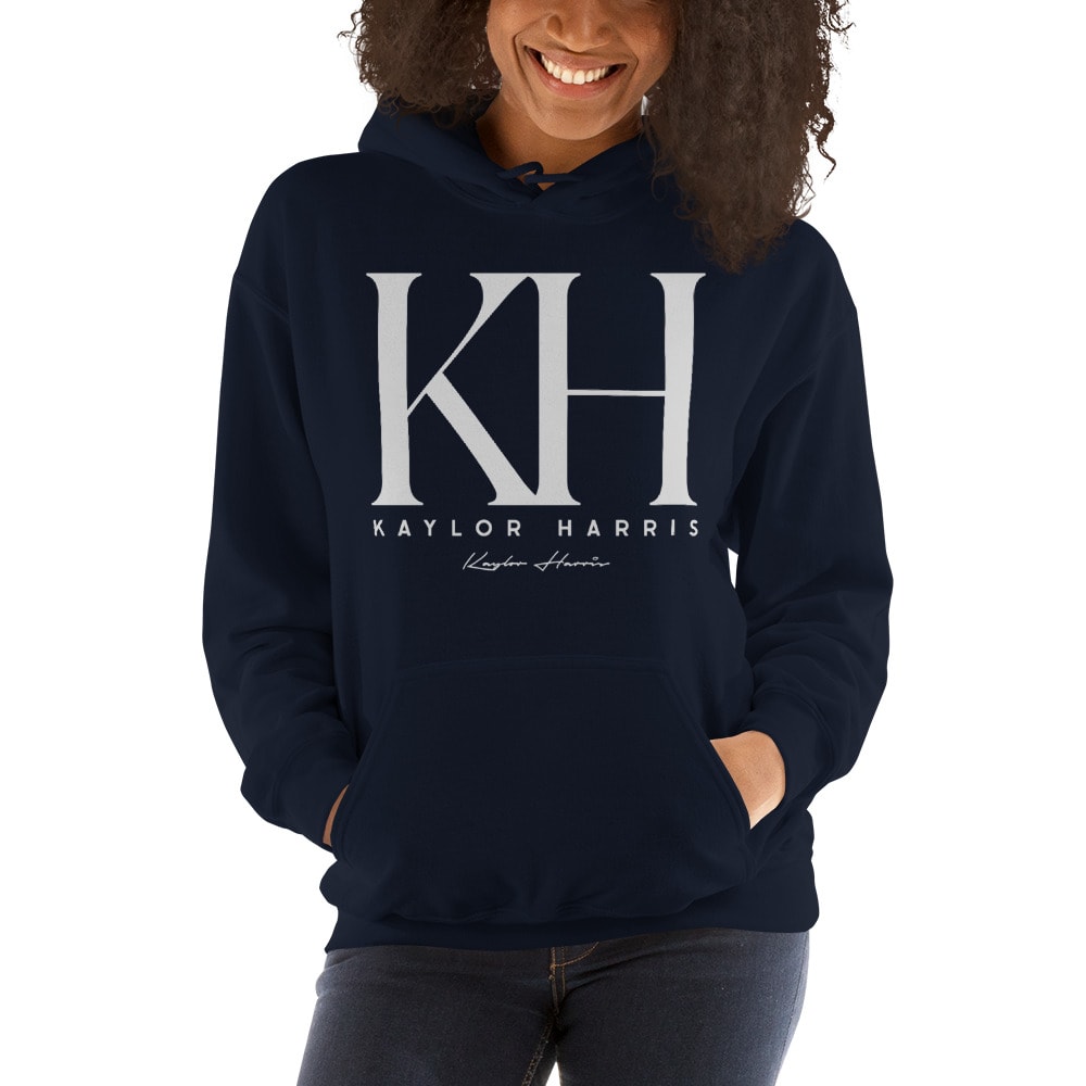 KH Kaylor Harris Women's Hoodie, White Logo