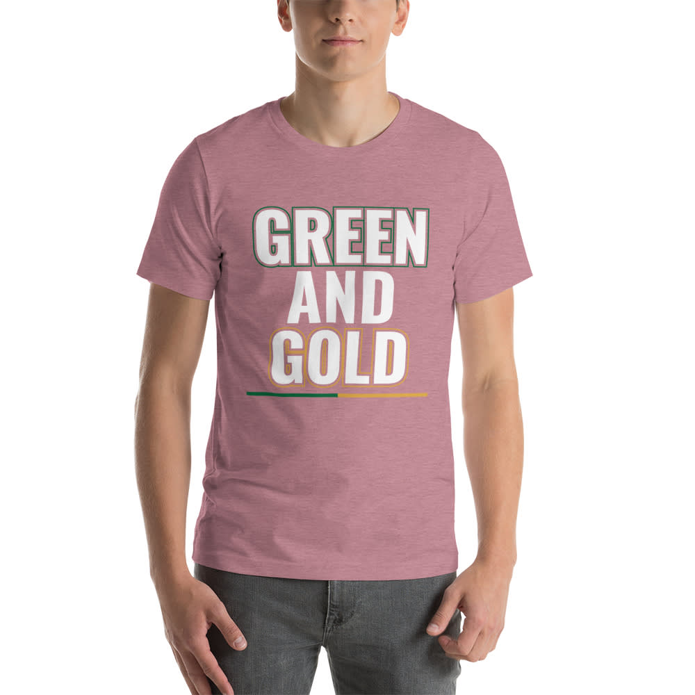 Green and Gold by Ah Green T-Shirt