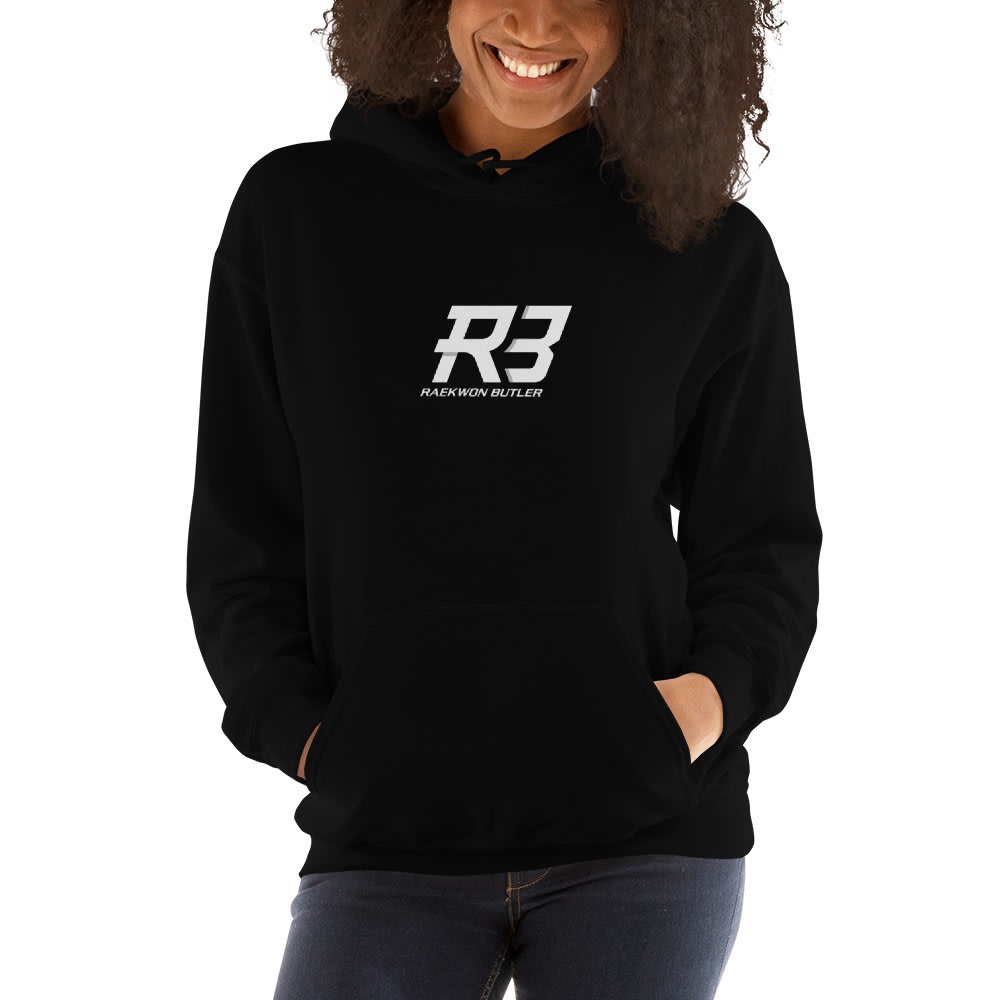   "R3" Raekwon Butler Women's Hoodie, All White Print
