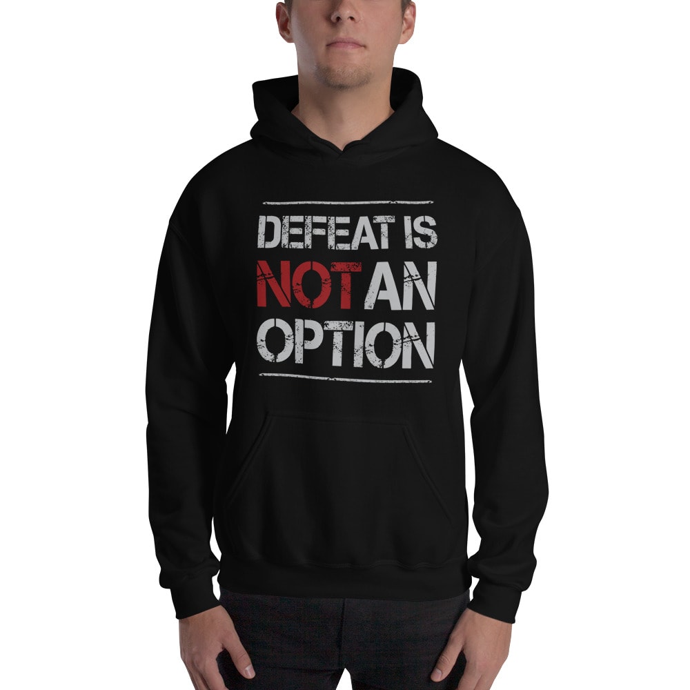 Defeat Is Not An Option by Joey Woo, Hoodie