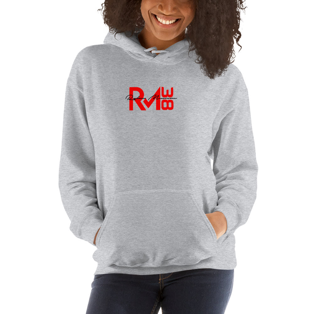"RM 38" by Rylan Munson Women's Hoodie, Black Logo