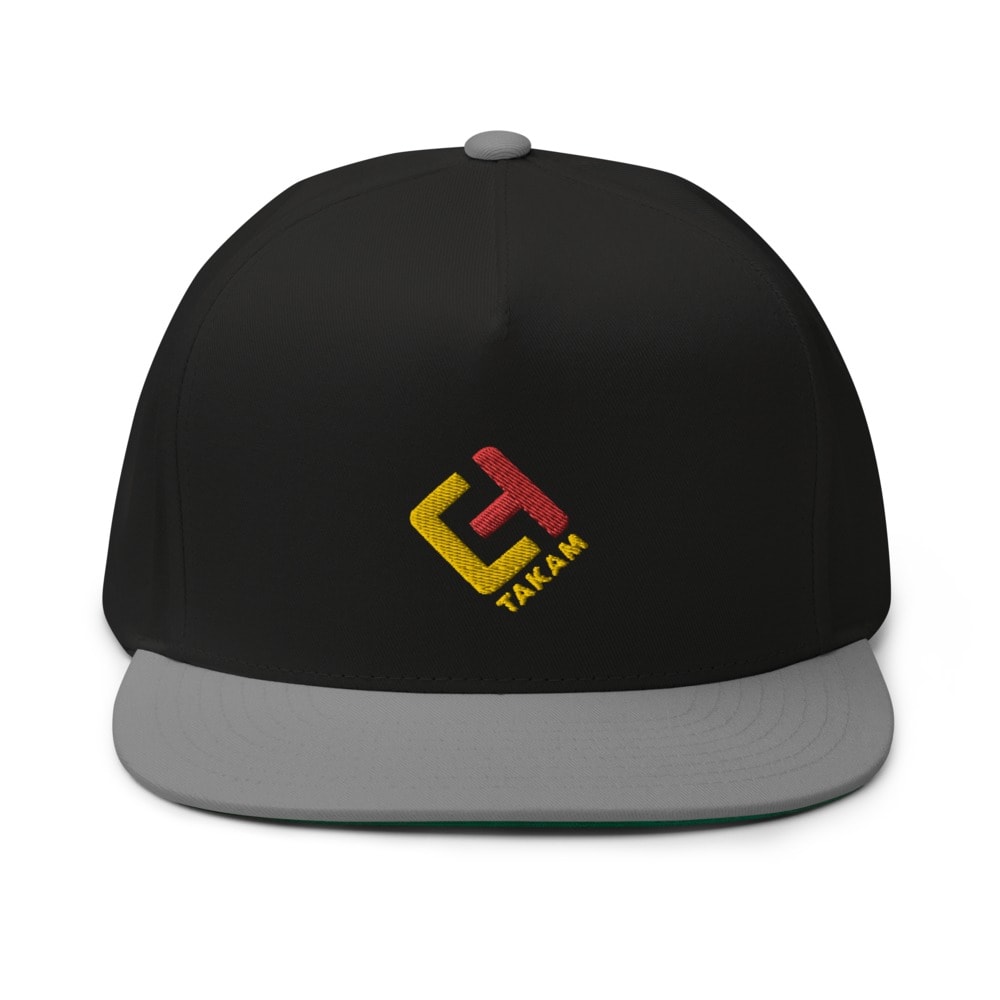  Carlos Takam Hat, Red and Yellow Logo