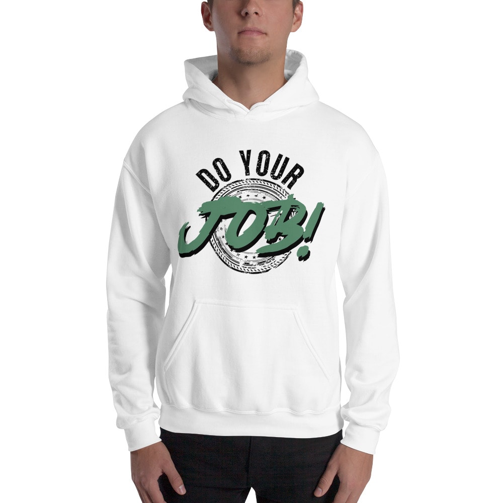 "Do Your Job" by Tommy Polley Hoodie, Black Logo