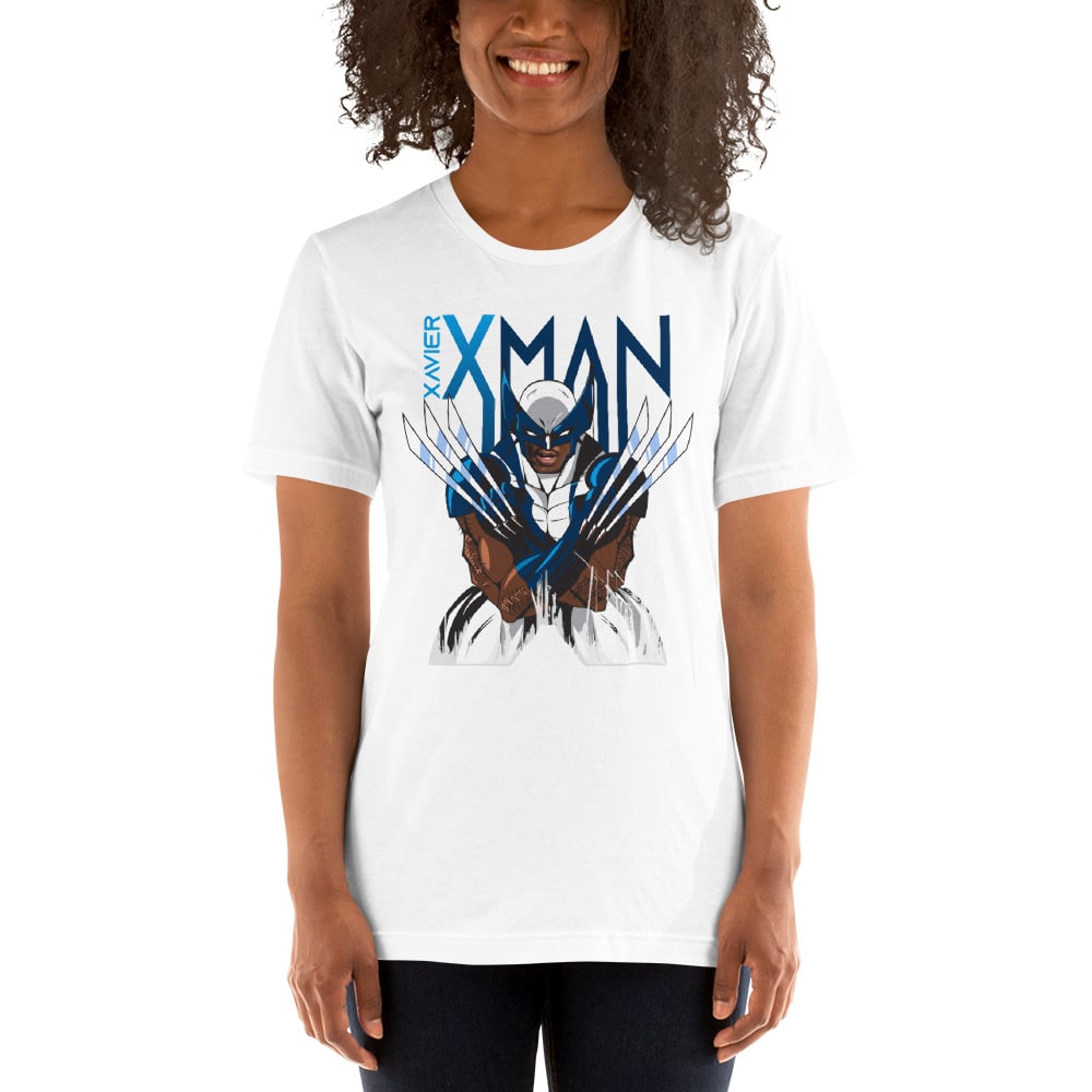 XMAN by Xavier Rhodes Women's T-Shirt, Black Logo