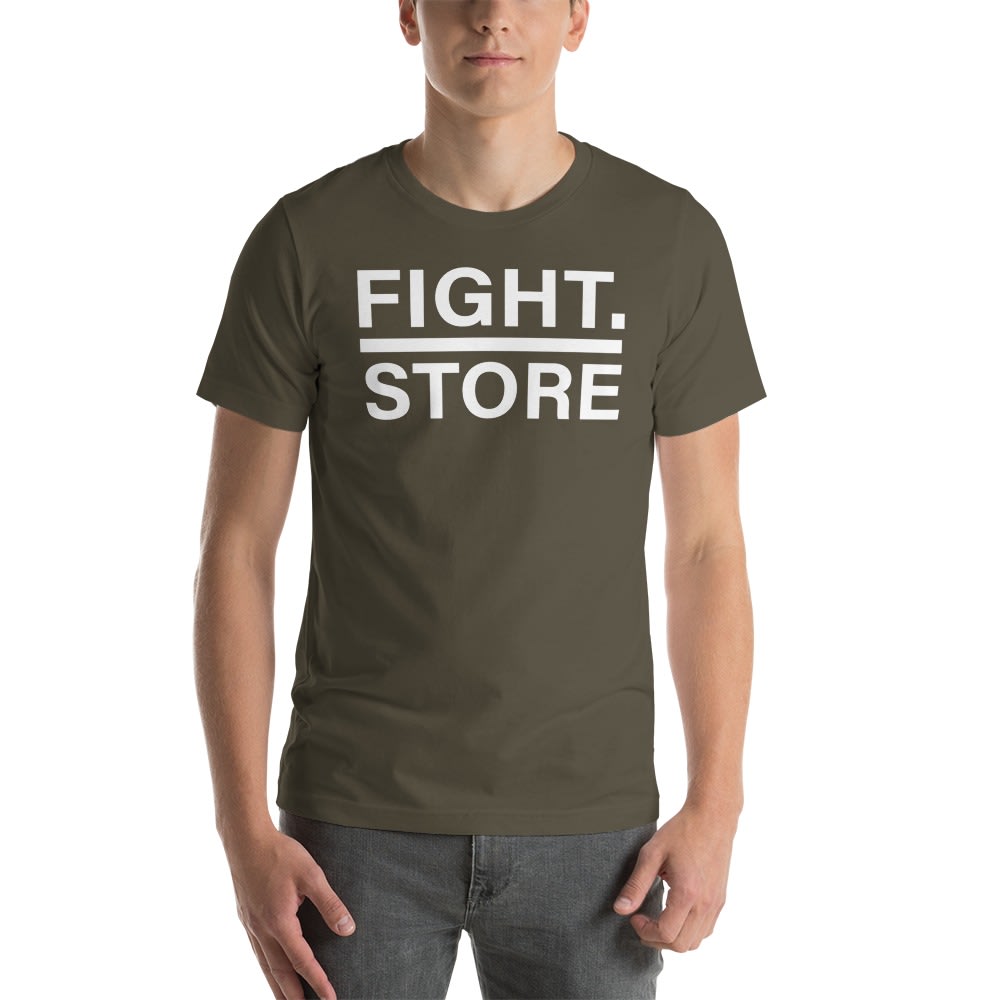 Fight Store T-shirt, White Logo