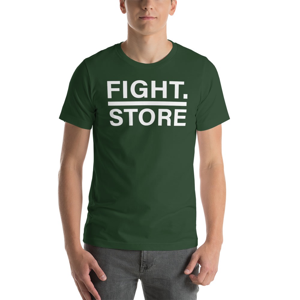 Fight Store Men's T-shirt, White Logo
