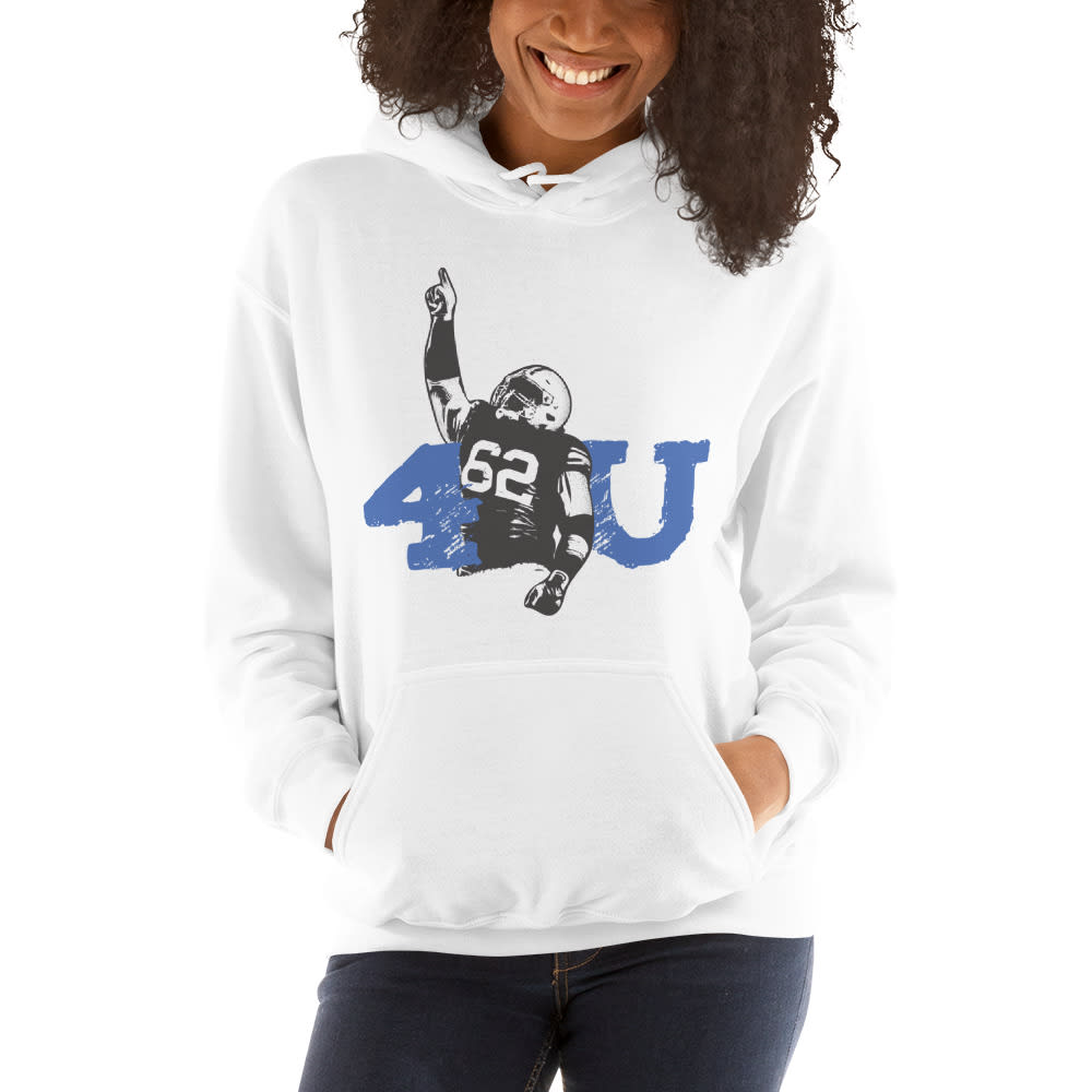 "4U" by Atunaisa Mahe Women's Hoodie, Dark Logo