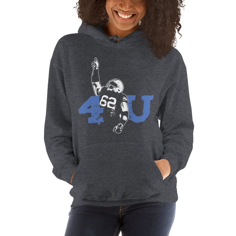 "4U" by Atunaisa Mahe Women's Hoodie, Light Logo