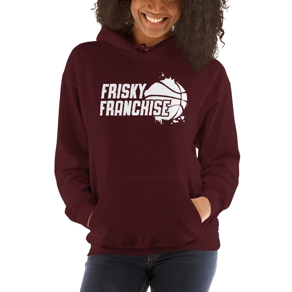 Frisky Franchise by Francis Dogani Women’s Hoodie, Light Logo