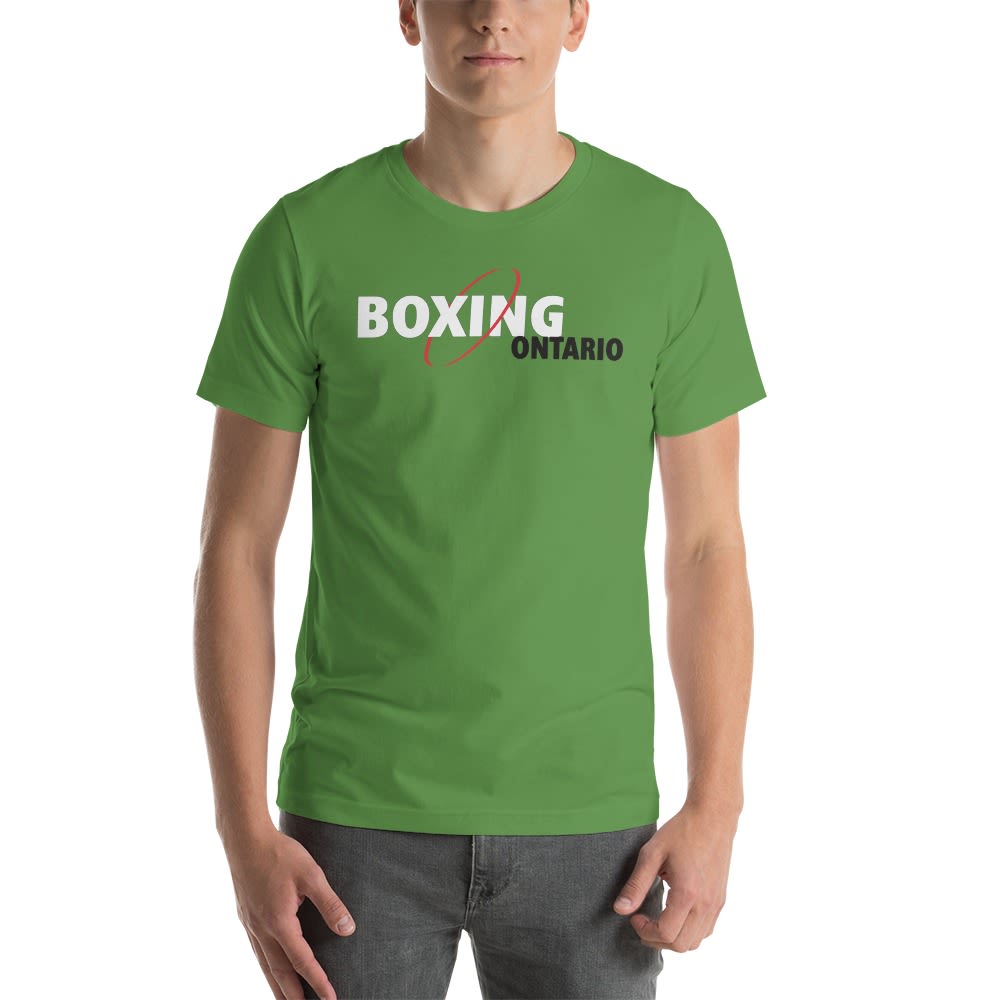 Boxing Ontario T-shirt, Black Logo