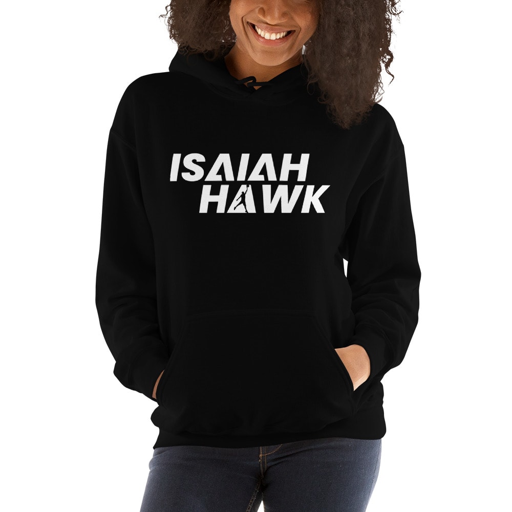 Isaiah Hawk II Unisex Hoodie, Light Logo