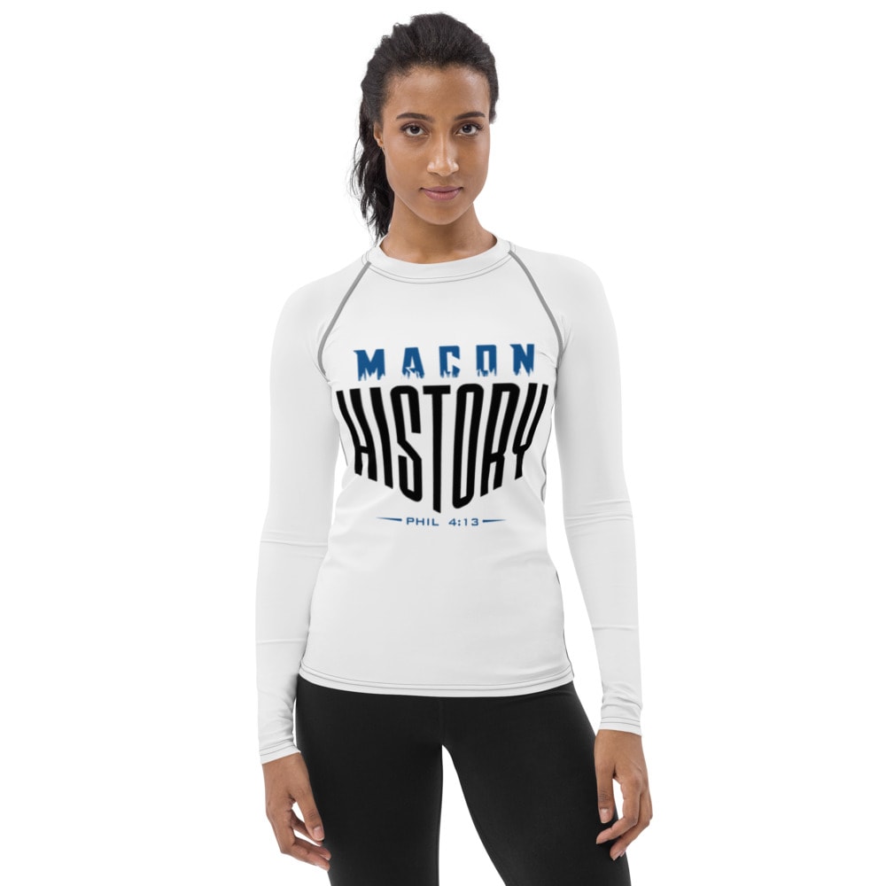Macon History by Cory Macon Women's Compression Fit, Dark Logo