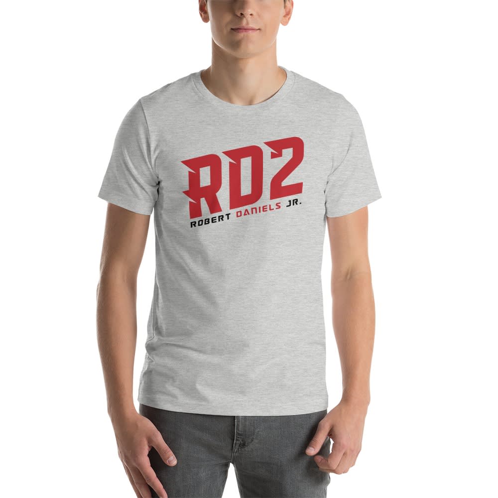 RD2 by Robert "THE REAL DEAL" Daniels Jr T-shirt, Black & Red Logo