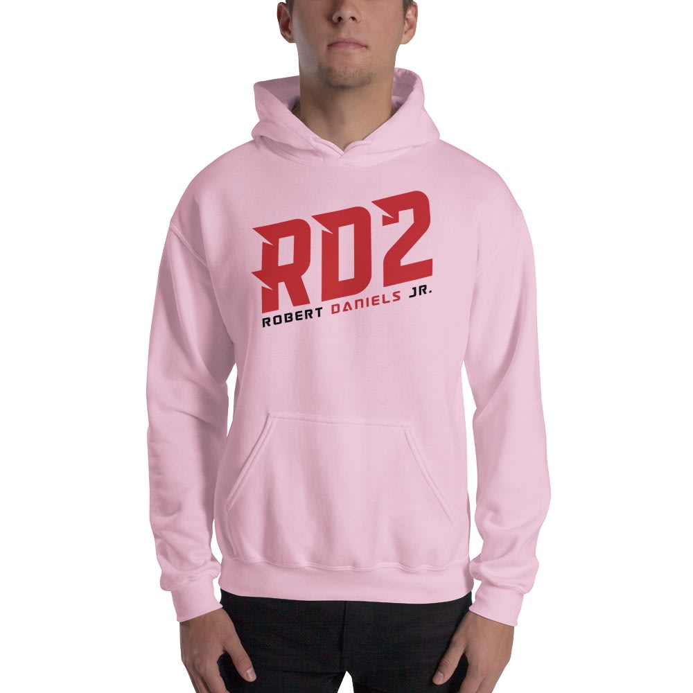 RD2 by Robert "THE REAL DEAL" Daniels Jr Hoodie, Black & Red Logo