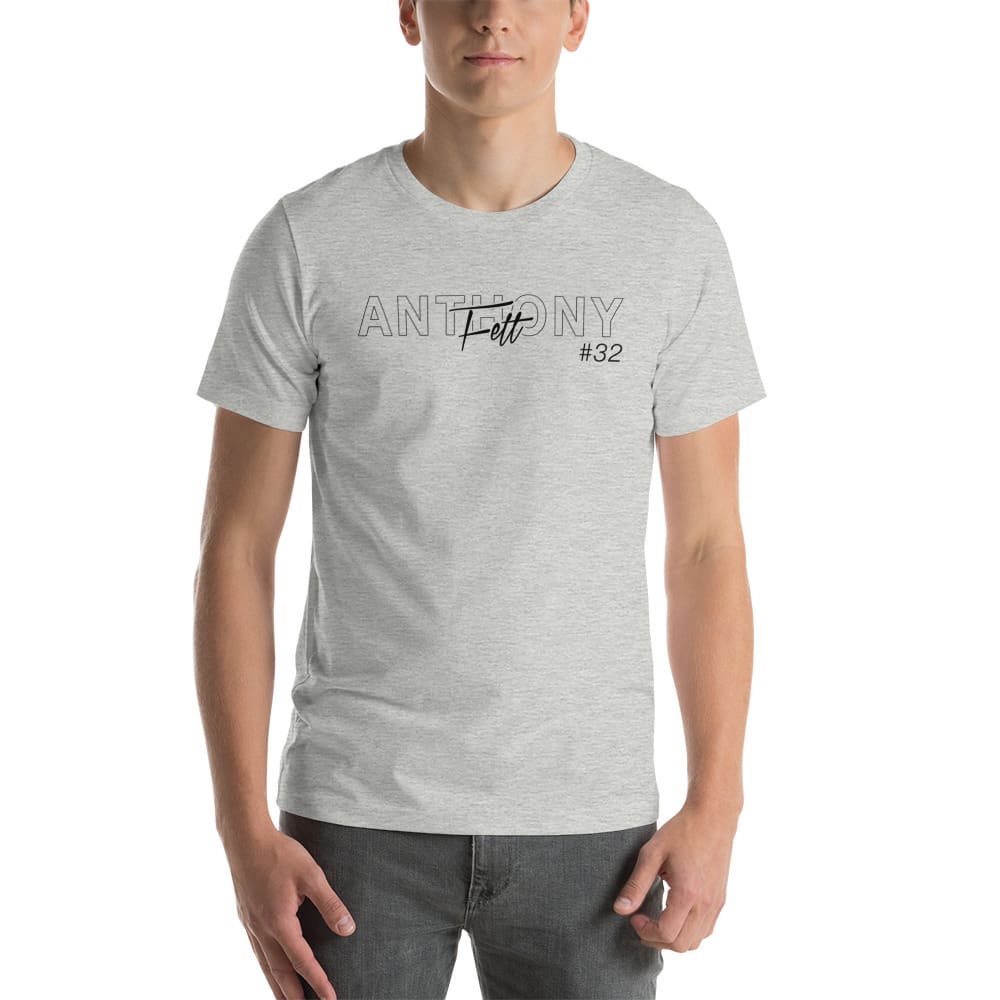  #32Anthony Fett Unisex T-Shirt, Black Logo