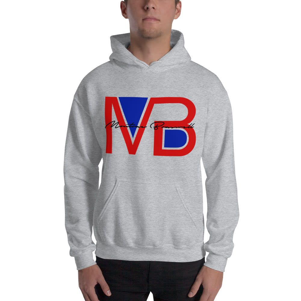 "MB" by Montrae Braswell Men's Hoodie, Black Logo