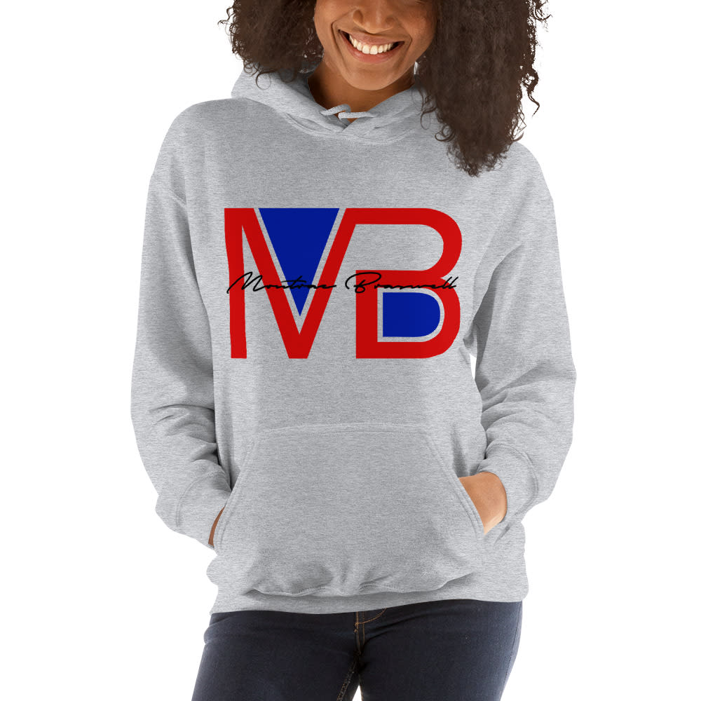 "MB" by Montrae Braswell Women's Hoodie, Black Logo