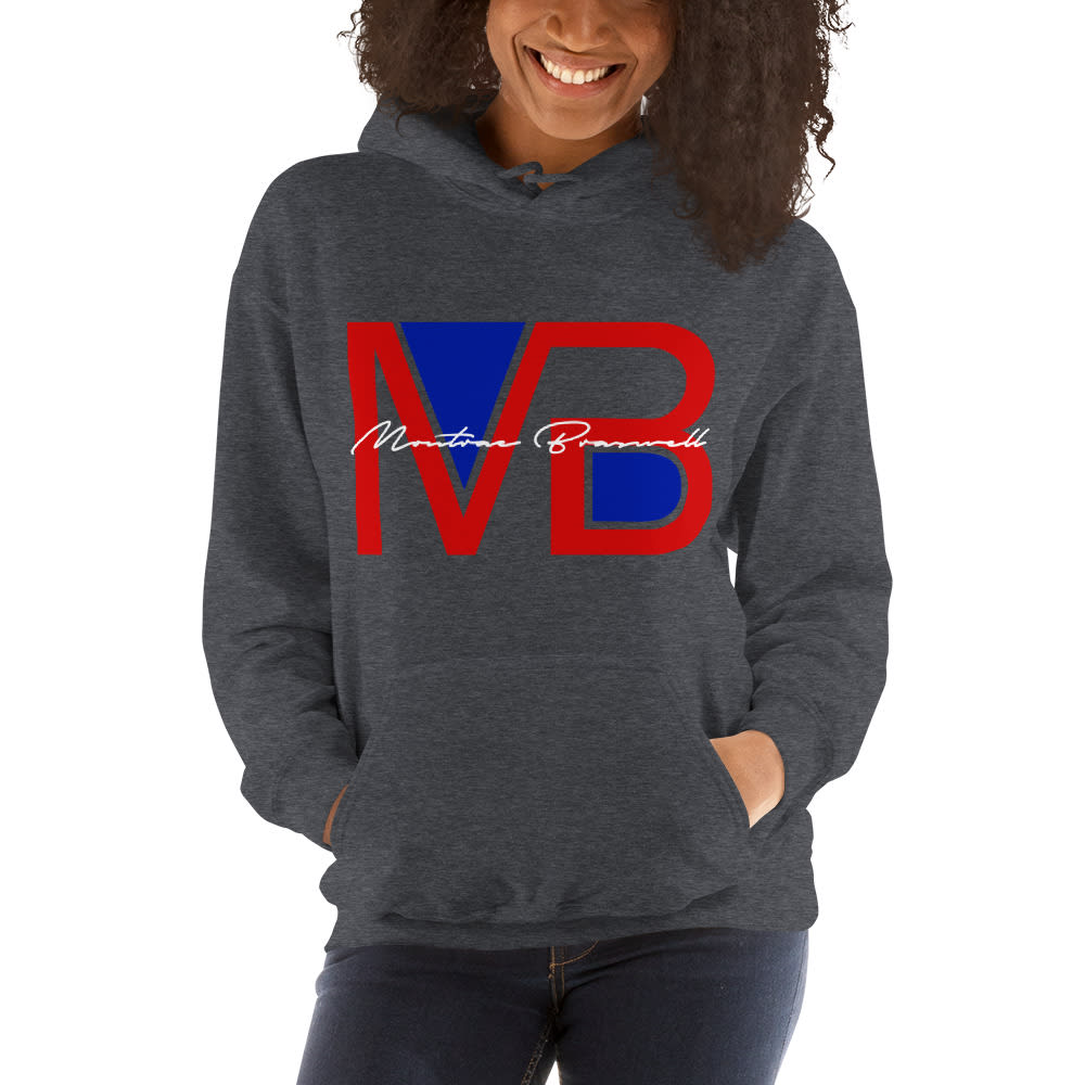 "MB" by Montrae Braswell Women's Hoodie, White Logo