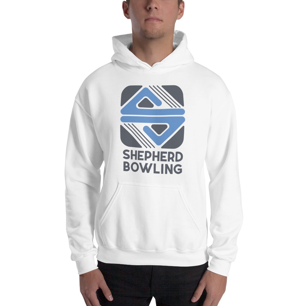  Shepherd Bowling Unisex Hoodie. Dark Logo