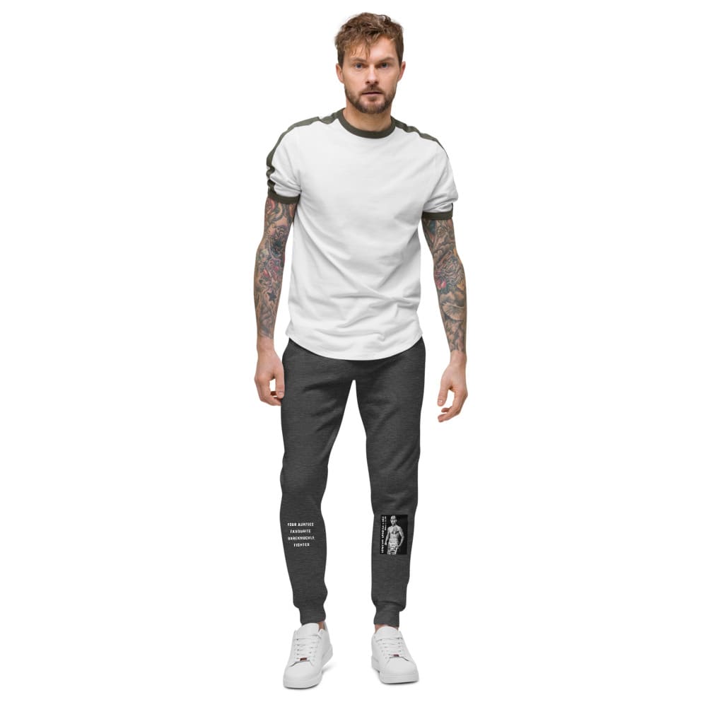 Devin Gibson “The Canadian Assassin” Joggers, White Logo