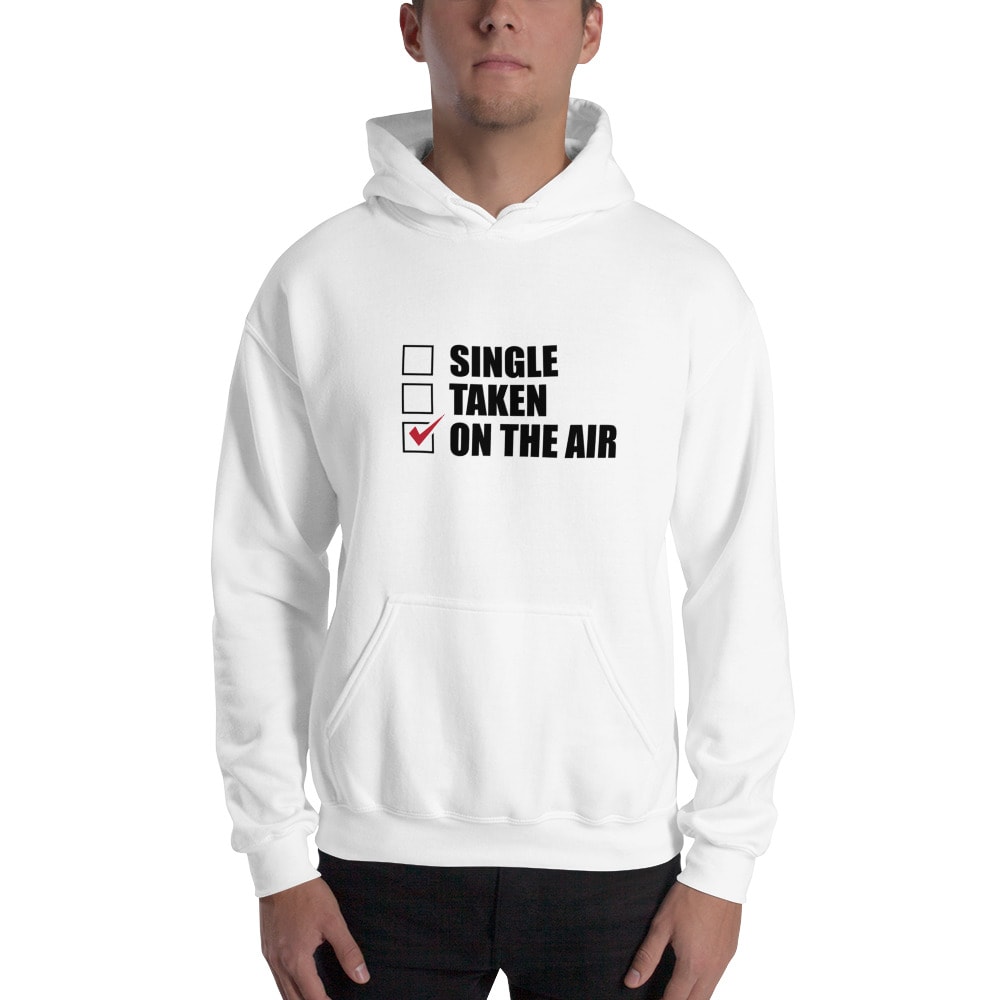 The Fight Card Podcast "On The Air" Hoodie, Black Logo