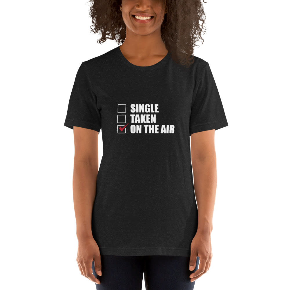 The Fight Card Podcast "On The Air" Women's Shirt, White Logo
