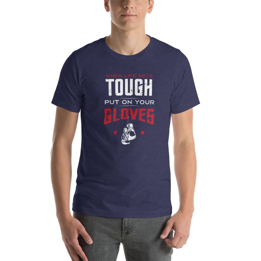 "When Life Gets Tough" Southpaw Family Fitness and Boxing T-Shirt