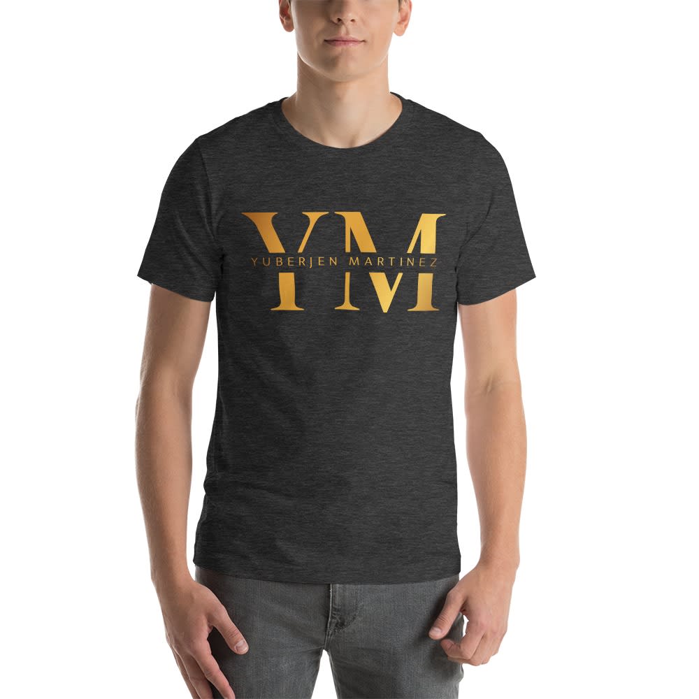 Yuberjen Martinez Rivas Men's T-Shirt, Gold Logo