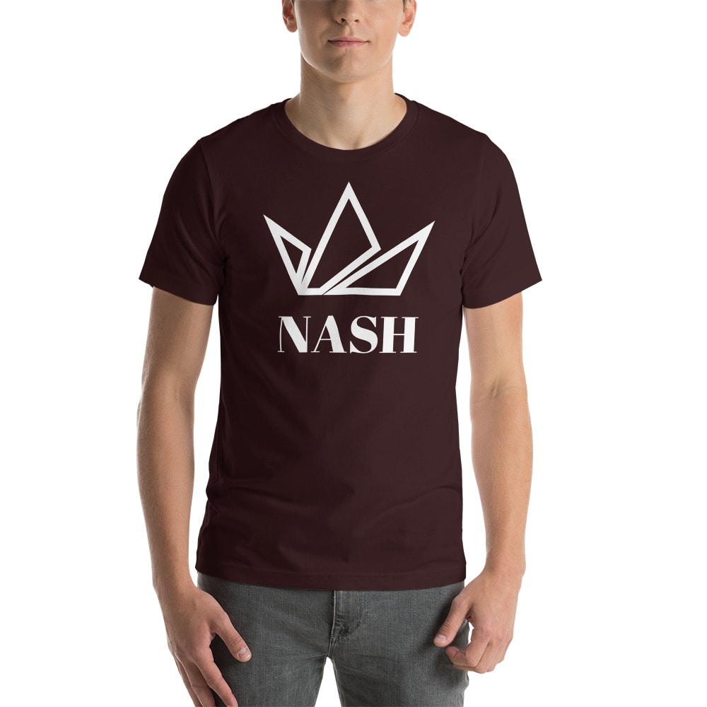 Parker Nash Men's T-Shirt, White Logo