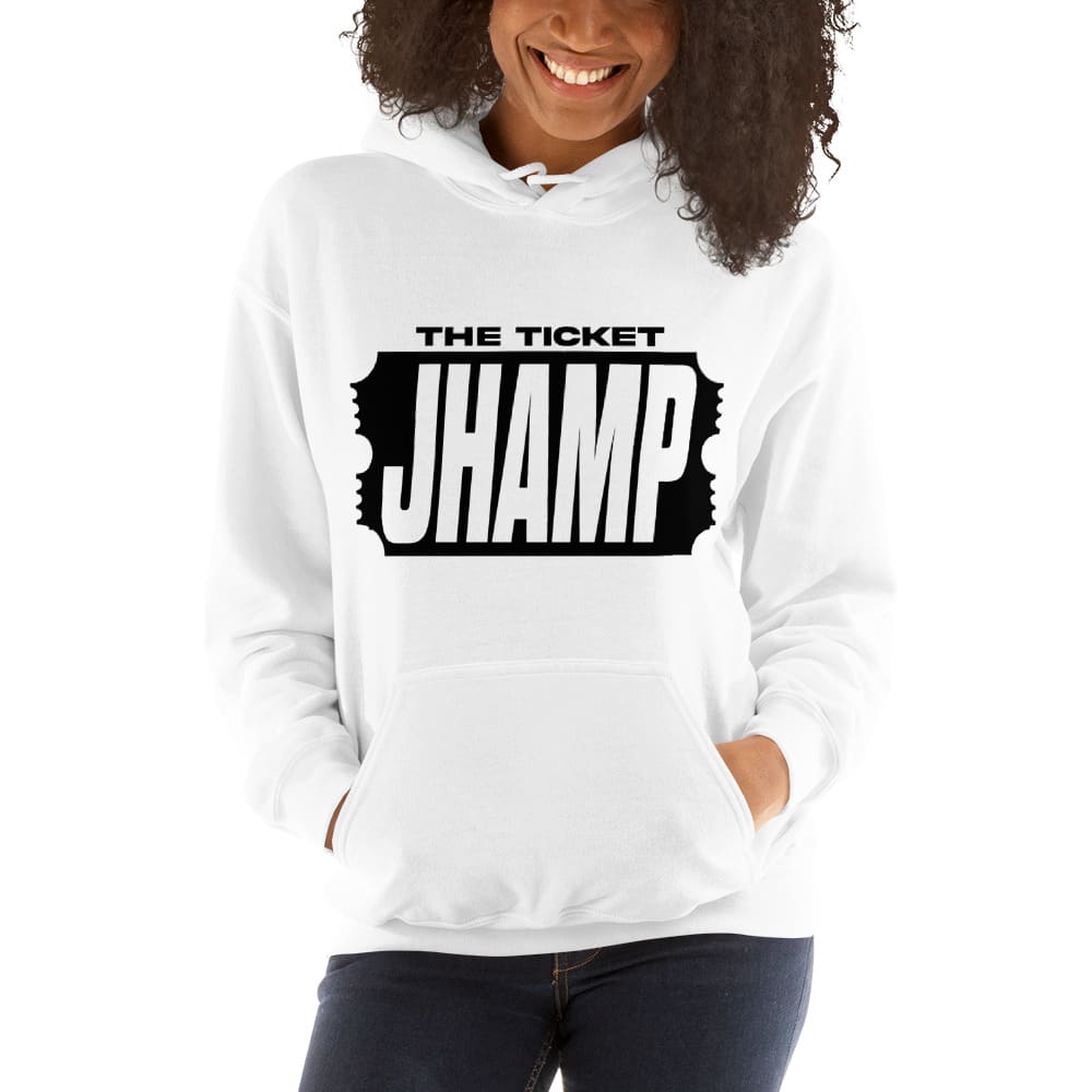 Jai’Lun Hampton "JHAMP" Women's Hoodie, Black Logo