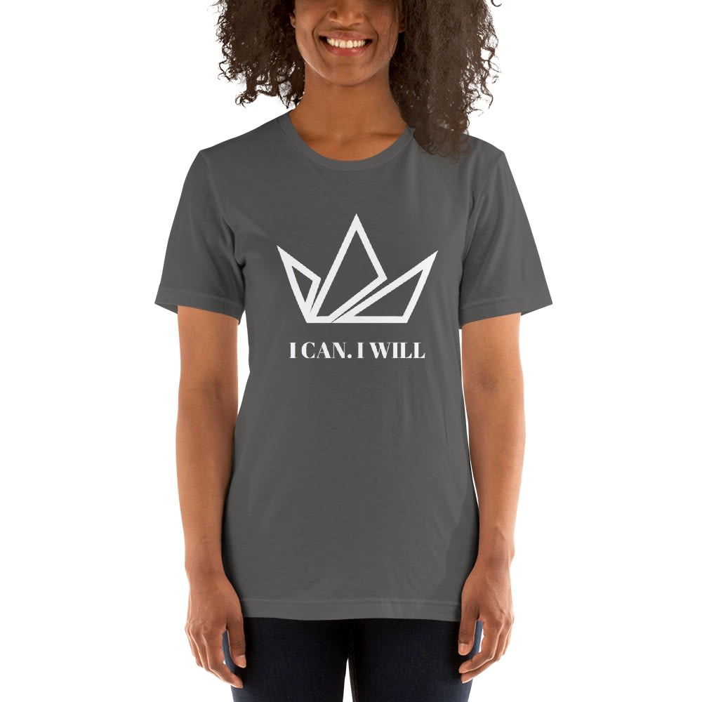   "I can I will" by Parker Nash Women's T-Shirt, White Logo