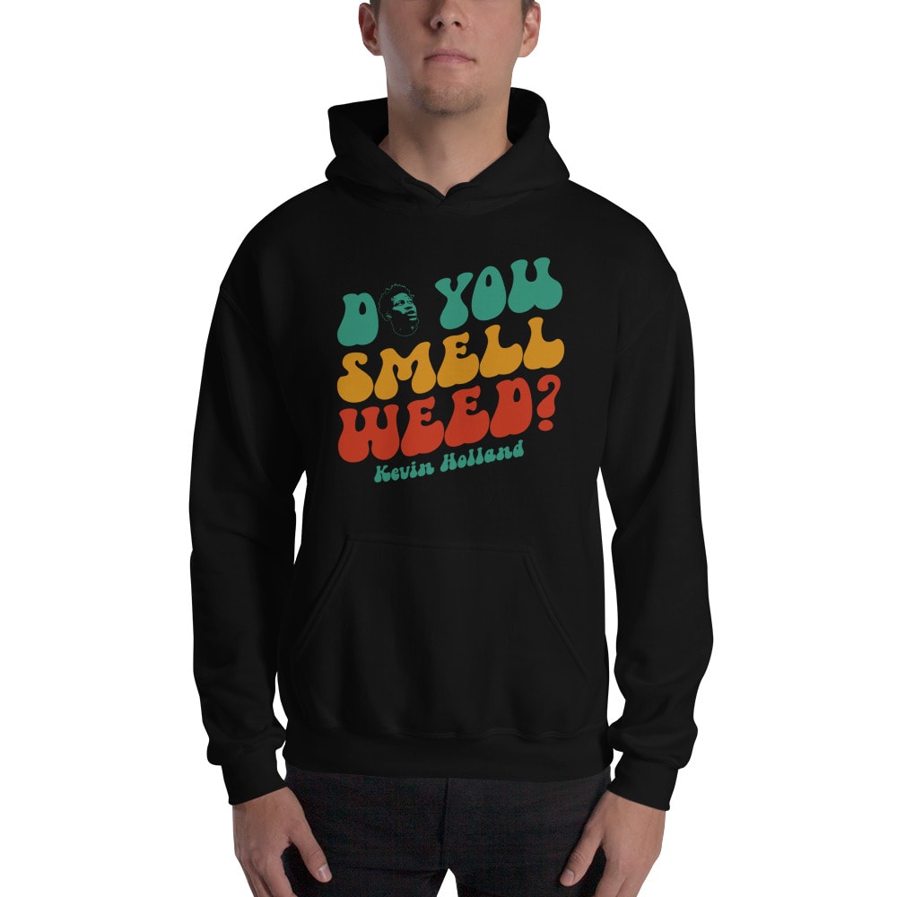Do You Smell Weed ? by Kevin Holland Hoodie, Light Logo