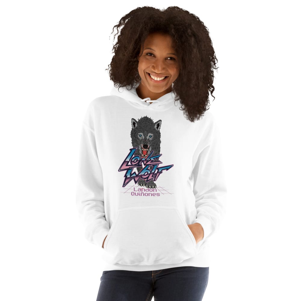 "The Lone Wolf" by Landon Quiñones Women's Hoodie