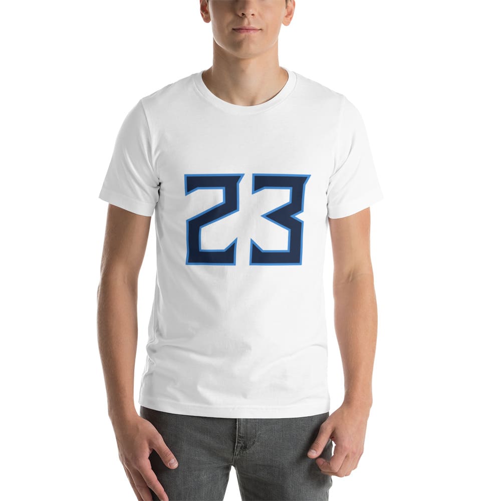 Blaine Bishop "Hitman 23" Men's T-Shirt White.