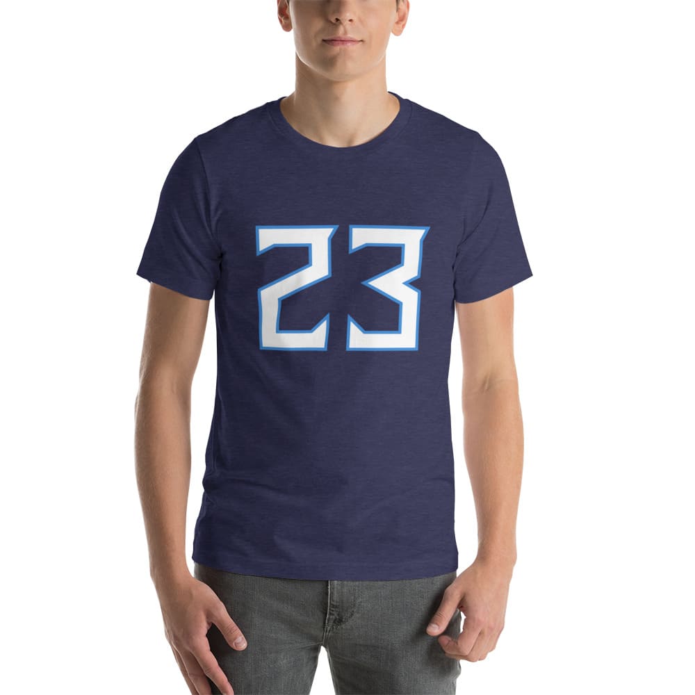 Blaine Bishop "Hitman 23" Men's T-Shirt Dark Blue