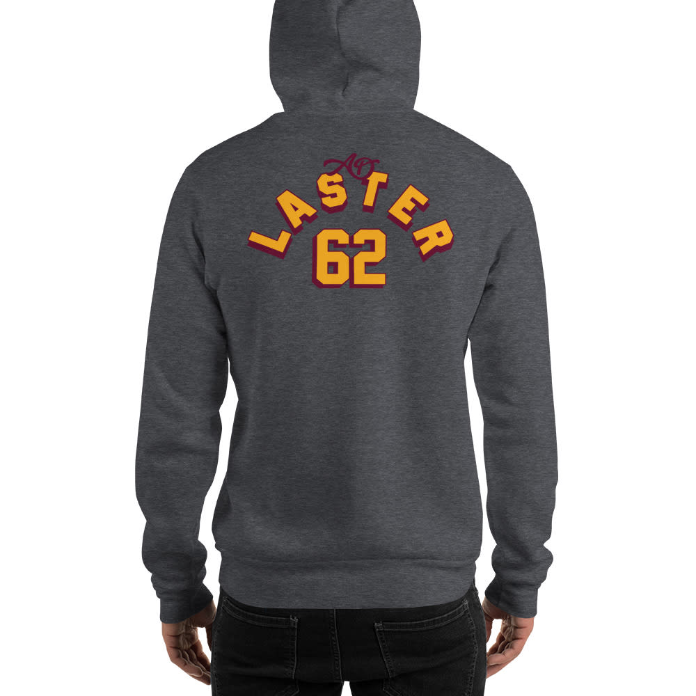 Anthony D. Laster Marron and Gold No.62 Hoodie