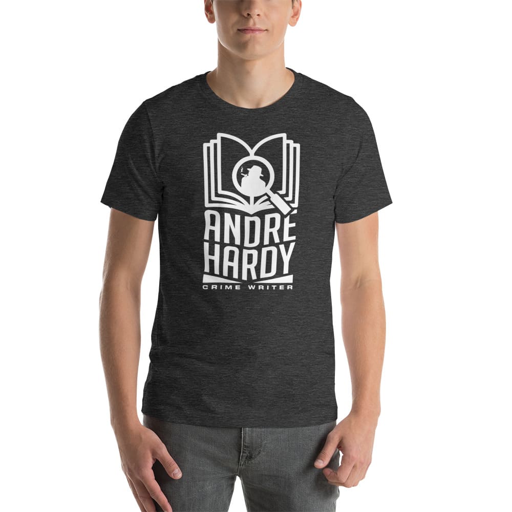 Andre Hardy Unisex T-Shirt , White Logo