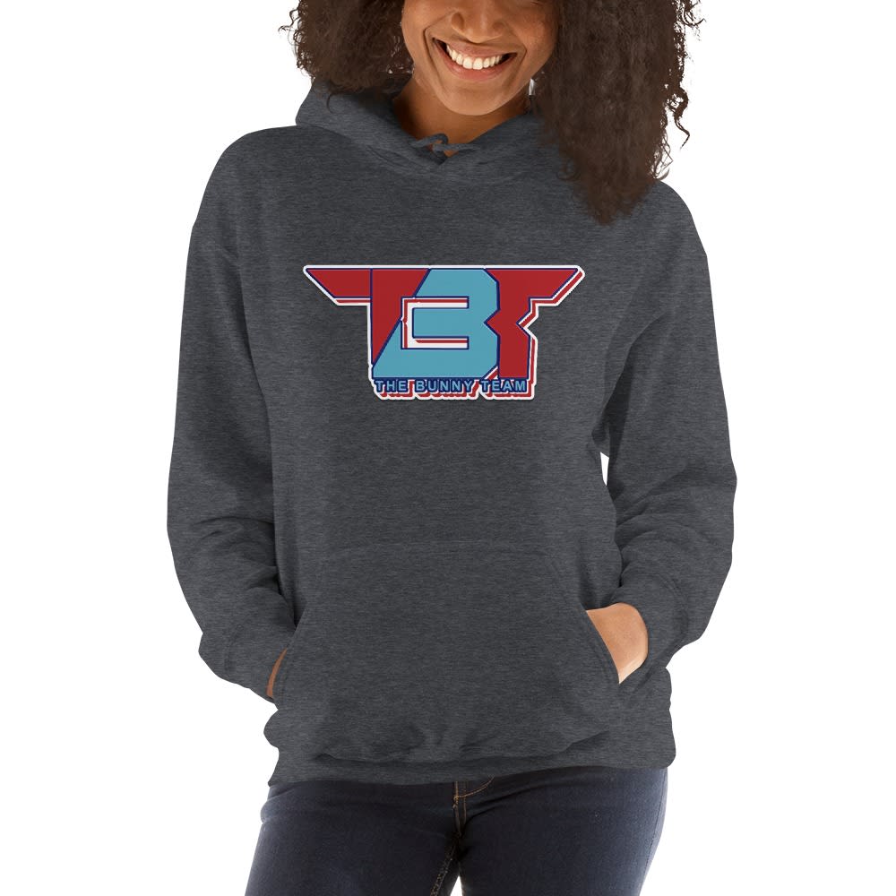 TBT by Robert Easter Jr, Women's Hoodie, Sky/Red Logo