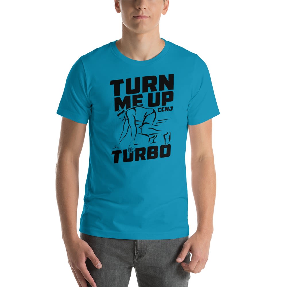 "Turn Me up Turbo" by Charles Nnantah Jr T-Shirt, Black Logo