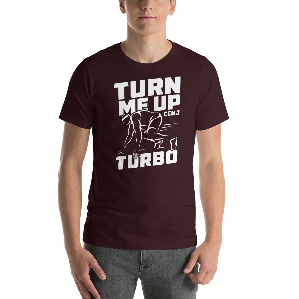 "Turn Me up Turbo" by Charles Nnantah Jr Men's T-Shirt, WhiteLogo