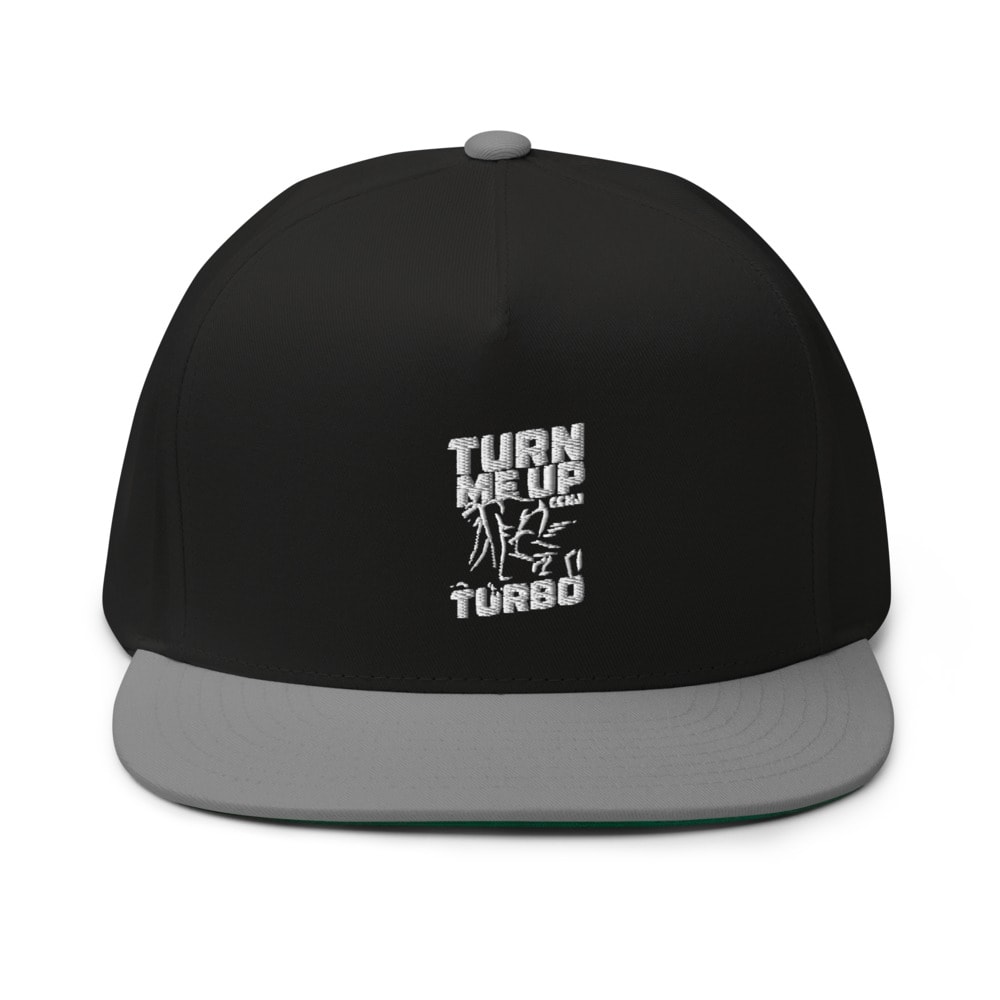 "Turn Me up Turbo" by Charles Nnantah Jr Hat, WhiteLogo