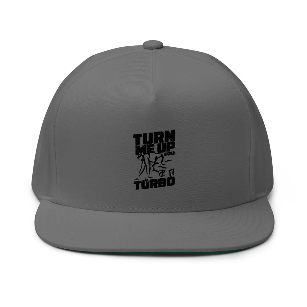 "Turn Me up Turbo" by Charles Nnantah Jr Hat, Black Logo