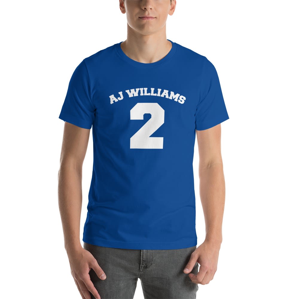 AJ Williams Men's T-shirt , White Logo