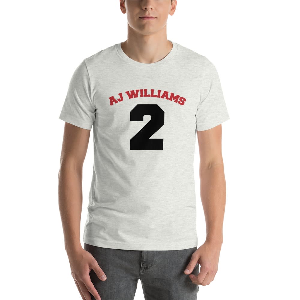 AJ Williams Men's T-shirt , Red and Black Logo