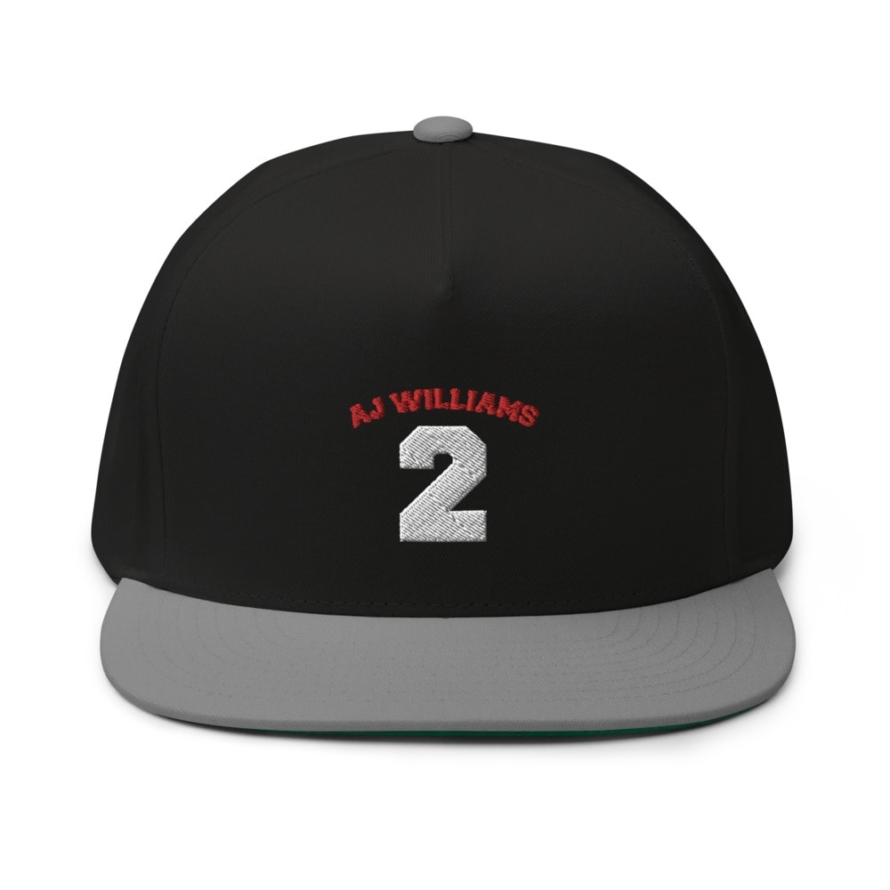 AJ Williams Hat , Red and White Logo
