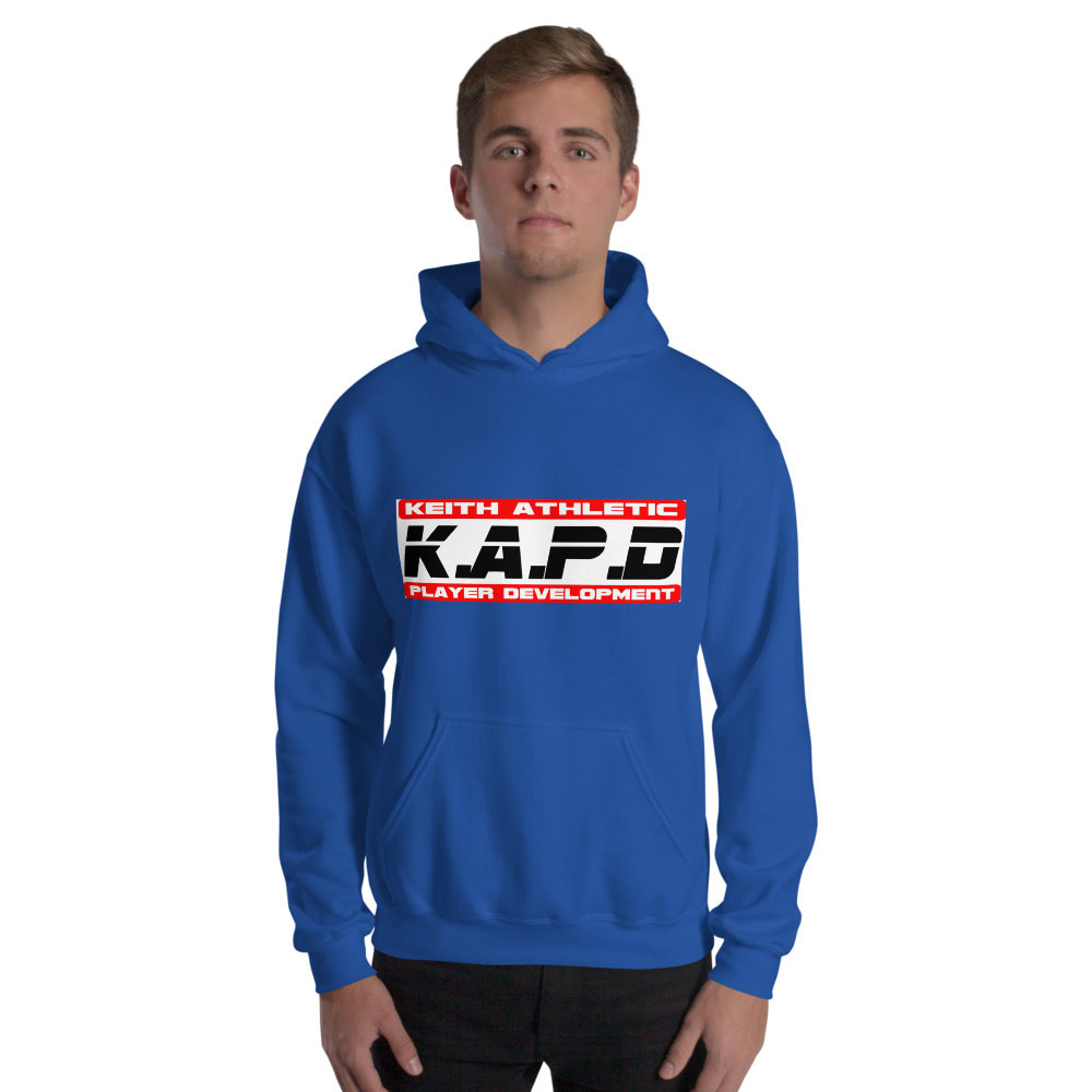 K.A.P.D white logo Hoodie