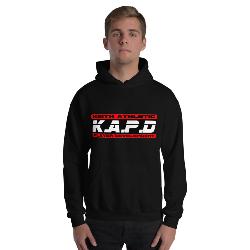 K.A.P.D black logo Hoodie