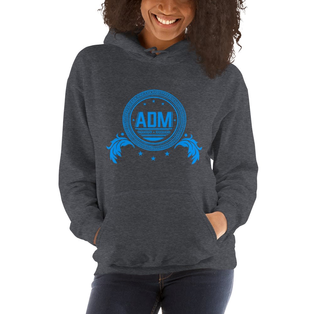 ADM By Alec McAlister, Women's Hoodie, Blue Circle Logo