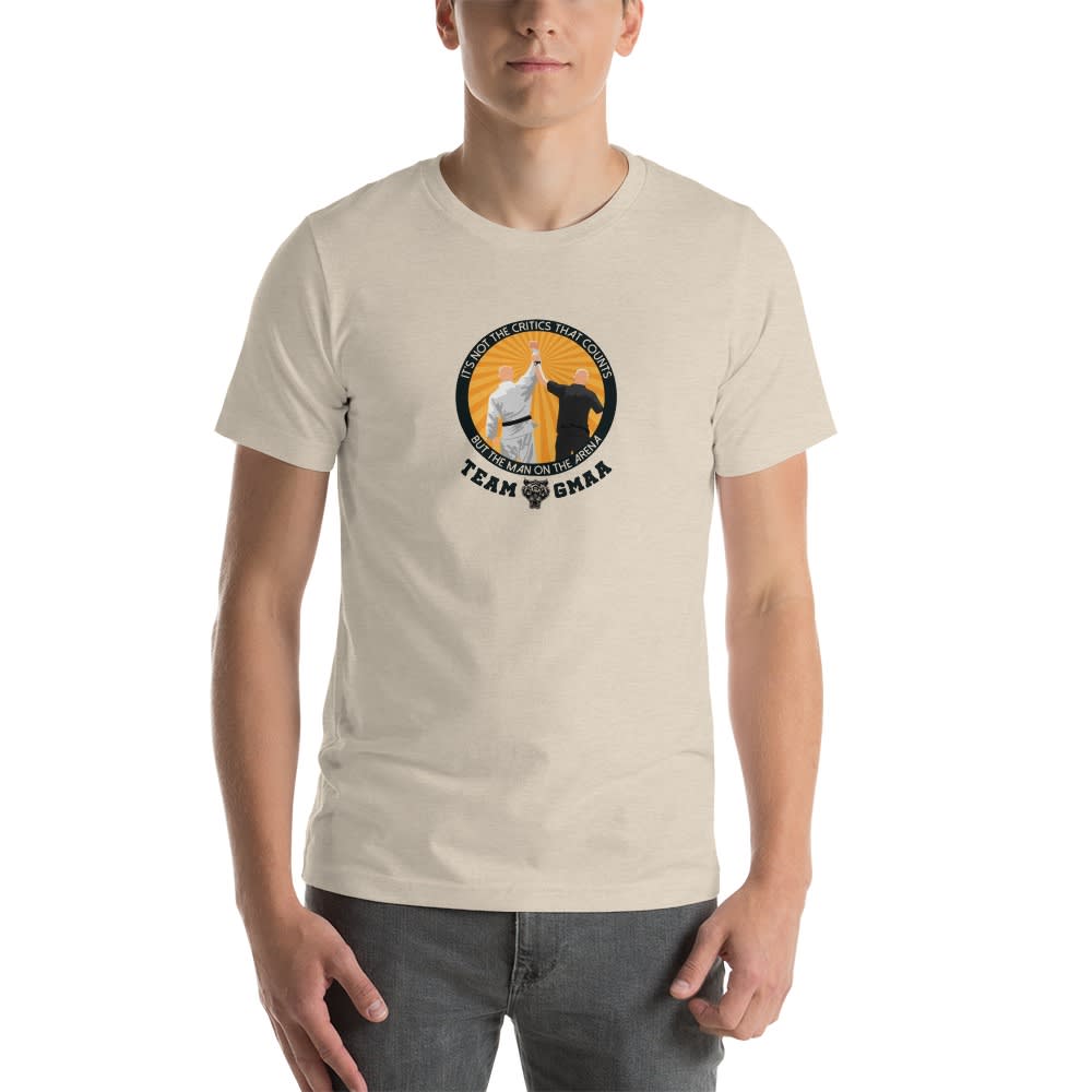 Goulburn Martial Arts Academy T-Shirt, Black and Gold Logo