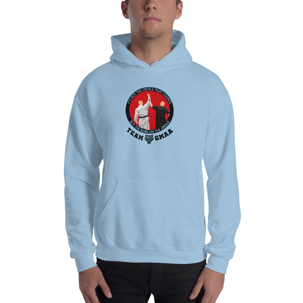 Goulburn Martial Arts Academy Men's Hoodie, Black and Red Logo